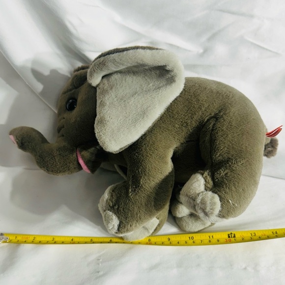 Wild Republic Cuddlekins Baby Elephant Plush Sitting Stuffed Animal Realistic - Picture 6 of 6